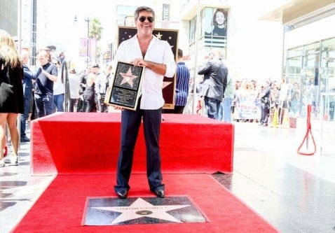 Simon Cowell (America's Got Talent 2018) di Hollywood Walk of Fame