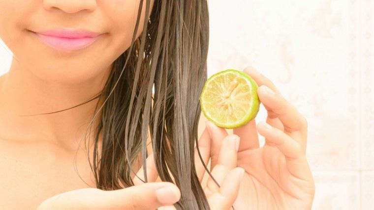 Rambut sehat secara alami dengan jeruk nipis