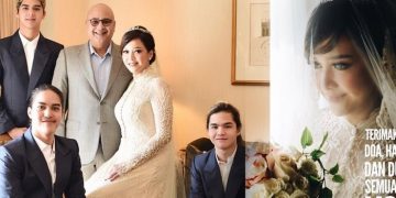 foto pernikahan romantis maia estianty