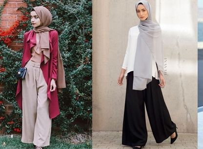 10 inspirasi fashion Baju hijab era 90an berani tampil 