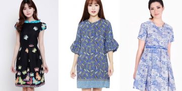 Referensi Dress Batik Modern dan Unik 2019