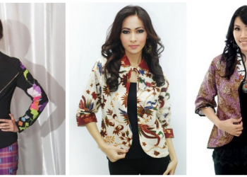 Inspirasi Blazer batik modern untuk wanita