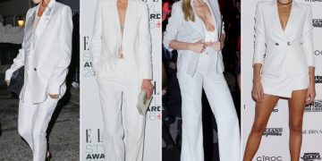 setelan wanita warna putih