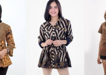 7 Inspirasi Model Baju Atasan Batik Untuk Wanita