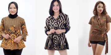 7 Inspirasi Model Baju Atasan Batik Untuk Wanita