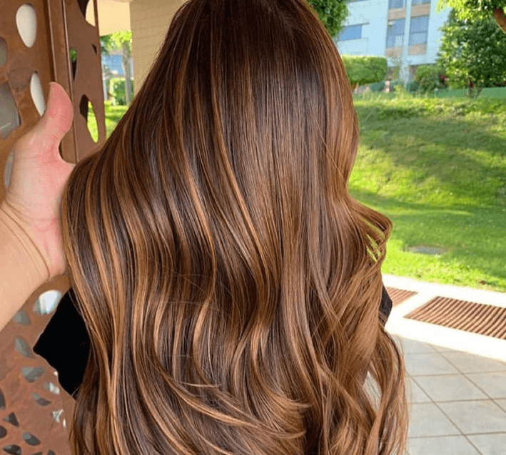 Caramel hair color
