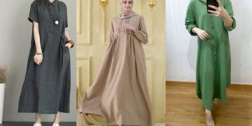 kain gamis linen